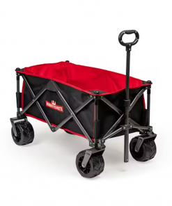 Mighty Carts Folding Beach Cart Black