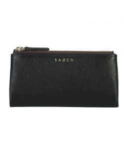 Saben Sam Leather Wallet (Black)